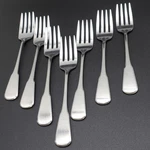 Oneida Independence Deluxe Stainless 7 Salad Forks. Fixed Price $70.12.