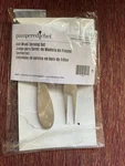 Pampered Chef Ash Wood Serving Set 1483. Fixed Price $12.95.