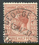 Bahamas (22801): George Town Postmark/cancel On Kgv Stamp 1937. Fixed Price $7.00.