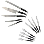 French Home Ultimate 13 Piece Laguiole Kitchen And Steak Knife Fork Set. Fixed Price $101.99.