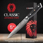 Yokashi Japanese Paring Knife 5" Inch 67-LAYERS Damascus Steel, Full Tang VG-10. Fixed Price $35.99.