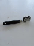 Vintage Ekco Knife Sharpener Manual Pull Thru Black Wood Handle Usa. Fixed Price $17.95.