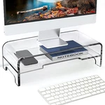 Amt Clear Acrylic Monitor Stand Riser 2 Tier, 5.5 Inches High Computer .... Fixed Price $37.50.