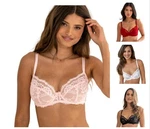 Pour Moi Fleur Bra Balcony Underwired Pretty Floral Lace Womens Lingerie 25910. Fixed Price $28.13.