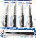 Vtg Good Cook 4.5-INCH Serrated Utility Kitchen Knife, Black Handle Pack Nos. Fixed Price $28.48.