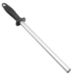 10" Diamond Knife Sharpener Steel Honing Rod Oval Stick Kitchen Sharpening Tool. Fixed Price $10.99.