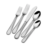 Mikasa Bravo 65-PIECE Flatware For 12, 18/10 Set, Silver. Fixed Price $176.49.