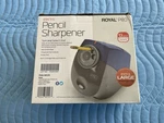Royal P80 Electric Pencil Sharpener Model PCUA:69157K New In Box. Fixed Price $25.00.