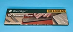 New 10" Diamond Stone Sharpener 400 & 1200 Grit By Woodriver 163082 Tool Knife. Fixed Price $42.00.
