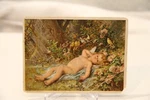 Melins Food Children Victorian Trade Card Angel Perrault Art Baby Boston Ma. Fixed Price $17.95.