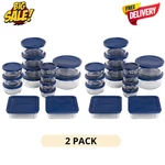 2PACK Anchor Hocking Glass Food Storage Containers 30PC Set Snugfit Lids Kitchen. Fixed Price $60.99.