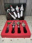International Silver Company Christmas Holiday Cheer 4PC Spreader Set. Fixed Price $13.95.