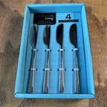 Towle Living Mea Set Of 4 Spreaders Forged Stainless Steel 6". Fixed Price $23.50.