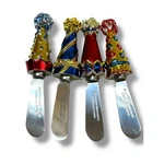 Set Of 4 Boston Warehouse Spreaders Party Hat Multicolor 5". Fixed Price $19.00.