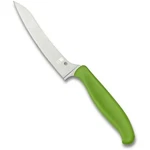 Spyderco Z-cut Kitchen Knife With 4.4" Pointed Tip Cts BD1N Stainless K14PGN. Fixed Price $23.38.