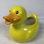 Burton+burton Yellow Duck Ceramic Planter Vase Nursery Baby Decor 6". Fixed Price $17.99.