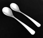Wmf Cromargan Stainless Domus Brasilia Set Of 2 Teaspoons 6 1/8". Fixed Price $49.99.