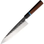 Ketuo Kawahiro Chefs Knife KH-6603 7.87" VG-10 Brown Wood Fixed Blade. Fixed Price $180.00.