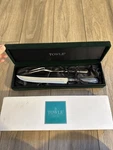 Towle Silversmiths Plated Set Of 2 Carving W/ Beaded Antique Handle. Fixed Price $18.00.