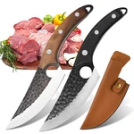 Viking Knife Chef Japan Kitchen Meat Cleaver Butcher W/ Sharpener. Fixed Price $25.99.