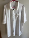 Marshall Thundering Herd Nike Dri-fit Men's Large White Full Button Down. Fixed Price $35.00.