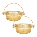Snailhouse Sink Strainers, 2 Pack 4.5 Inches Stainless Steel Kitchen Mesh Sin.... Fixed Price $30.40.