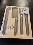 New Laguiole Jean Dubost Cheese Knife 4-PIECE Set Stainless Steel Made France. Fixed Price $44.99.