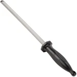 Mercer Culinary 10" Oval Diamond Knife Sharpening Steel W/black Plastic Handle. Fixed Price $49.29.