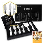 Lunar 6-PIECE Cheese Knife Set Premium Stainless Steel Knives Collec.... Fixed Price $34.20.