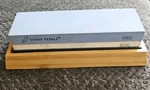 Pebble Knife Sharpening - Double Side Grit 1000/6000 Whetstone. Fixed Price $13.50.