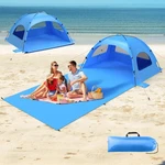 Beach Tent Sun Shelter With Extended Sand Mat 114 82INCH Upf 50+ Pro. Fixed Price $59.75.