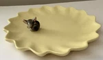 Vintage California Pottery Mouse Cheese Plate. Fixed Price $19.99.