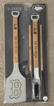 Boston Red Sox Mlb 3 Piece Bbq Grill Tools Tongs Spatula Fork Brand New Set. Fixed Price $34.99.