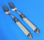 Home Essentials Renaissance Bone Salad Forks Set Of 2. Fixed Price $15.95.