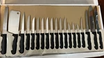 19PC Diamond Cutlery Surgical Stainless Steel Knife Set Nos Bad Box. Fixed Price $29.99.