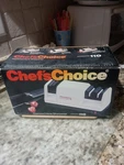 Chefs Choice 110 Diamond Hone Plus Electric Knife Sharpener Chrome 3-STAGE. Fixed Price $14.99.