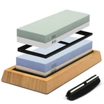 Whetstone Knife Sharpening Kit: Double Straight Chef Sharpener Set - 20.... Fixed Price $33.04.
