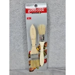 Good Cook Barbecue Basting Brush 2 Pack Wooden Handle Bristle. Fixed Price $9.98.