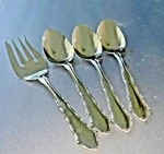 Reed & Barton 18/8 Elegant Stainless Classic Server Set Fork 3 Spoons Korea. Fixed Price $38.87.