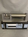 Zulay Knife Sharpener For Straight And Serrated Knives Stainless Open Box New. Fixed Price $14.99.