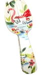 Cynthia Rowley Flamingo Melamine Outdoor 2 Pc Salad Serving Utensils Spoon Fork. Fixed Price $12.95.