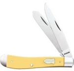 Taylor Brands Bti Tools Schrade Trapper 2BLD 37/8" Yelhdl. Fixed Price $32.99.