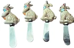 Euc Harry & David Easter Bunny Cheese Butter Spreaders, Set Of 4 No Box. Fixed Price $12.00.