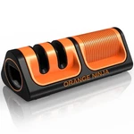 Orange Ninja Mini Knife Sharpener - Coarse & Fine Blade Sharpening .... Fixed Price $20.99.