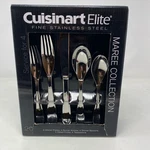 Cuisinart Elite Maree 20-PIECE Stainless Steel Flatware Set, Silver. Fixed Price $41.24.