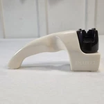Cutco Kitchen Knife Sharpener Hand Held Pull Through White Lh Or Vintage. Fixed Price $19.99.