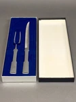 Fabulous Vintage New Box Towle Silversmith Stainless Steel Carving Set. Fixed Price $70.00.