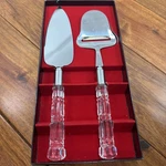 Serving Set Acrylic Handle Cake & Cheese Slicer Mirage Hostess Helper. Fixed Price $12.95.