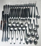 Ginkgo Linden 46 Pc Flatware Set Serv 7 +++. Fixed Price $103.59.