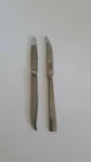 Arthur Salm Stainless Steel Serrated Cheese Knives Austria. Fixed Price $35.00.